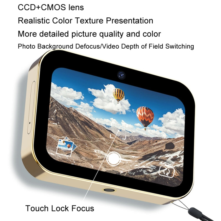 D6 CCD HD Digital Camera Movie Music Smart Camera Touch Screen Student Card Video Recorder, Excluding Memory, Black, White D6 CCD HD Digital Camera Movie Music Smart Camera Touch Screen Student Card Video Recorder, Excluding Memory, Black, White
